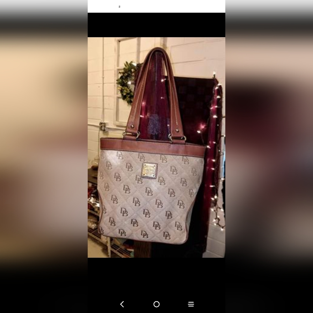 Dooney and Bourke Logo Designer Purse